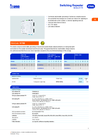 Thumbnail of document Data Sheet - 9170 Switching repeater-leakage monitoring